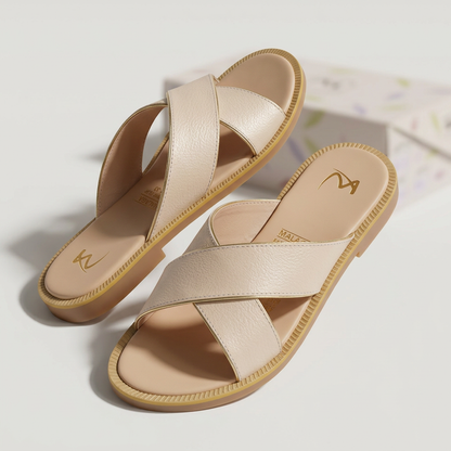 Sandalia oro rosa
