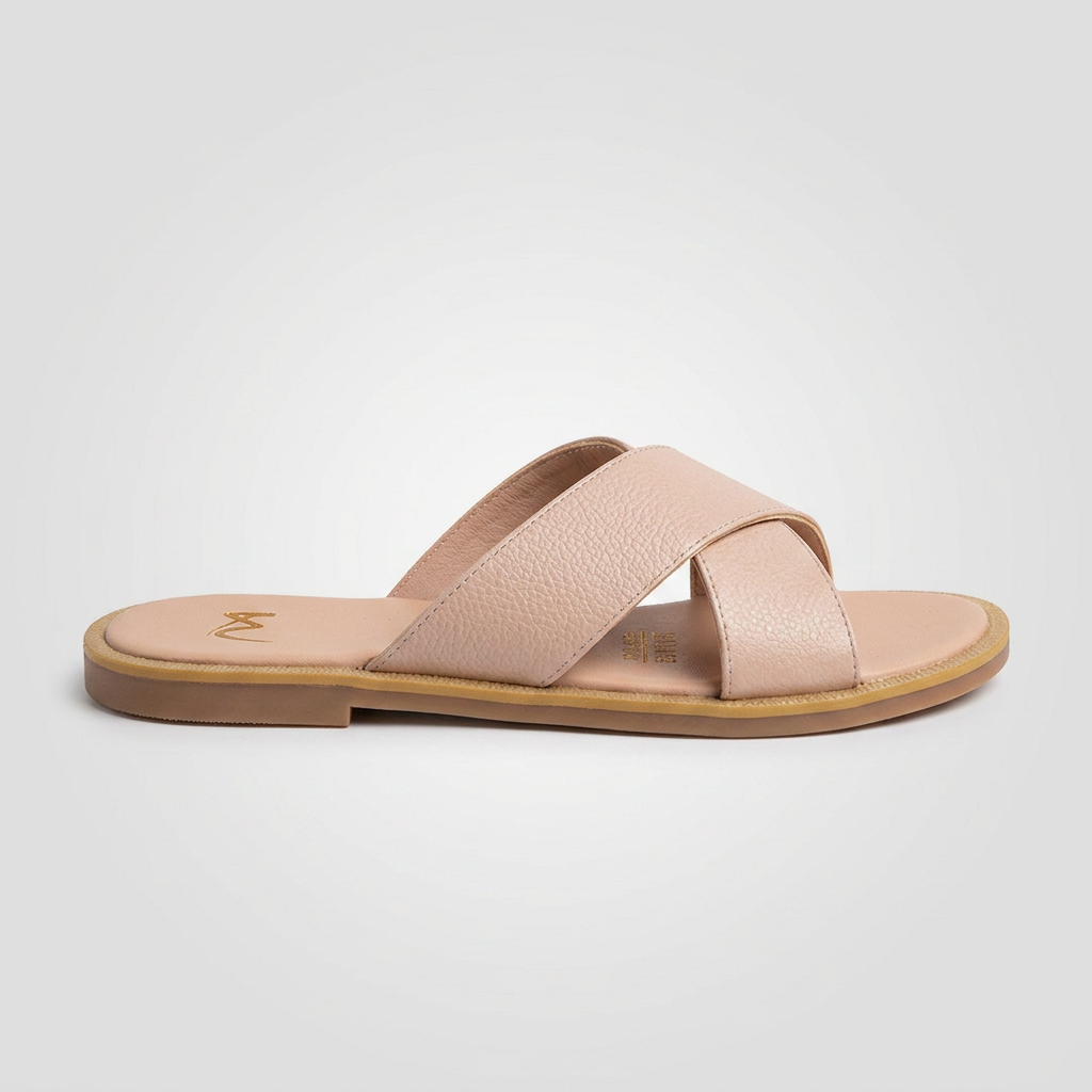 Sandalia oro rosa